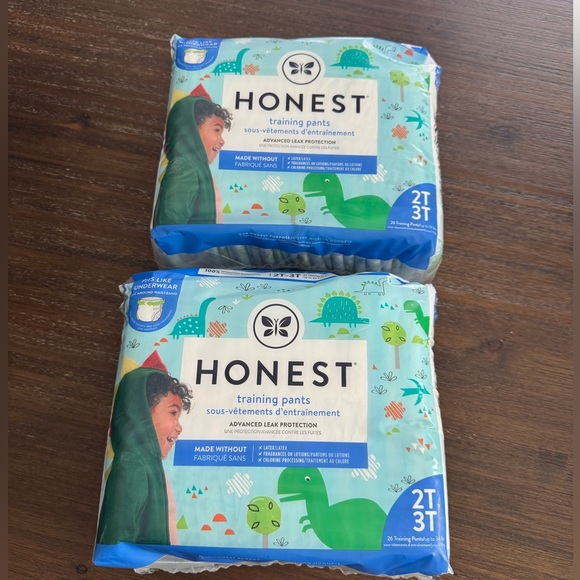Honest Training Pants 2T-3T (2 pack) - Picture 1 of 5